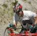 Chris bicycling at Mommoth